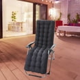 thumbnail image 2 of Cojín reclinable de poliéster para silla mecedora, color liso, para silla de oficina Negro B, 2 of 6