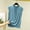 Blue, variant on Women Pajama Tops Solid Crew Neck Sleeveless Loose Soft Comfortable Casual Tank Sleep Top