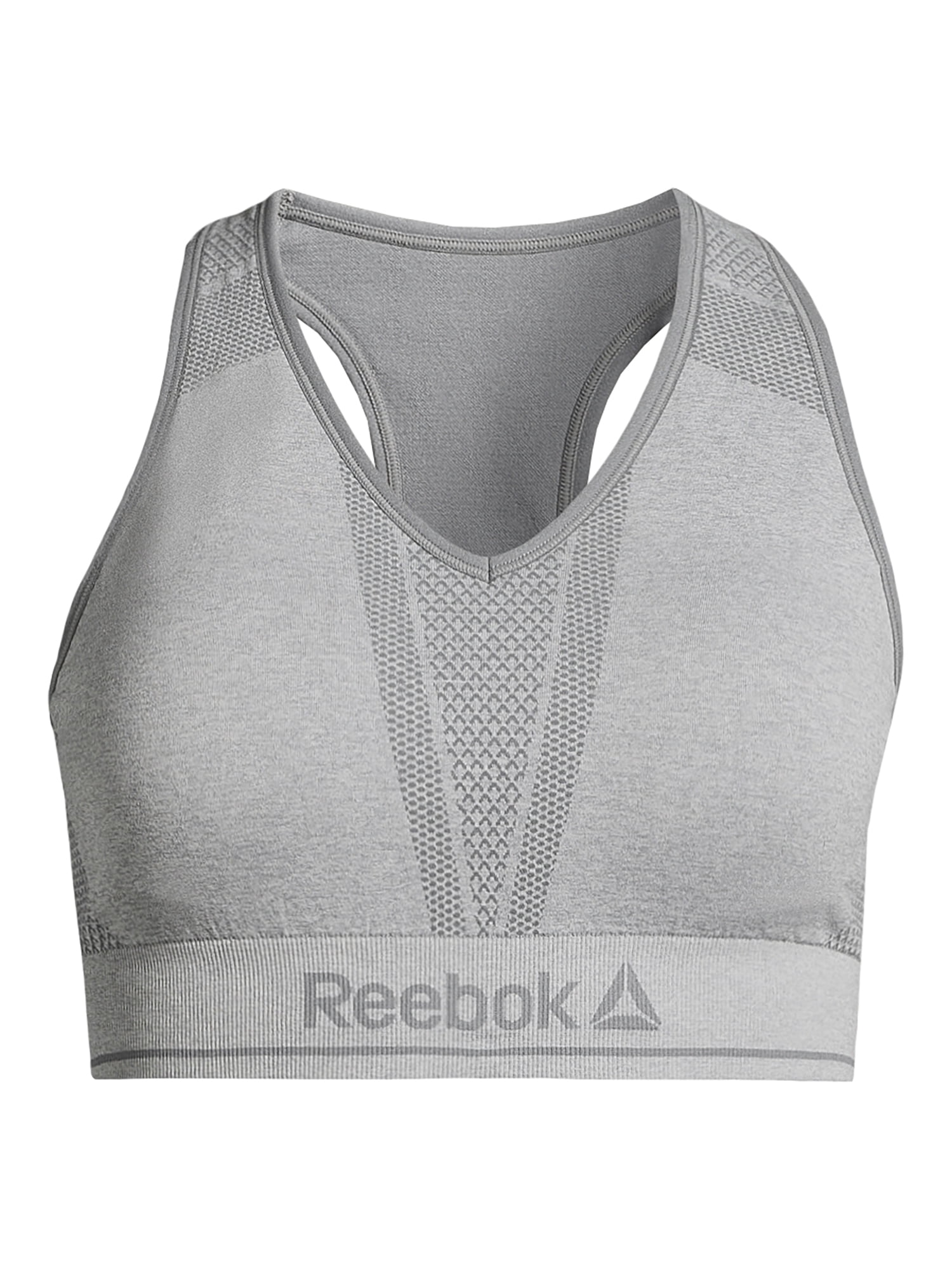 Reebok Womens Medium Support Key Seamless Sports Bra for Women