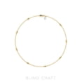 thumbnail image 3 of 1/2 Cttw Moissanite Station Bracelet for Women 14K Yellow Gold Plated Silver Classic Bracelet Jewelry Gift for Her Size 7, 3 of 6