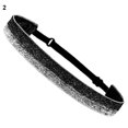 thumbnail image 2 of Meidiya Kids Adjustable Glitter Non-Slip Stretch Hairband Solid Color Boho Headband for Women Elastic Fabric Sport Headband, 2 of 8