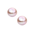 thumbnail image 1 of Aretes de Perla Cultivada GREG J.M. Púrpura Oro 14K Clásico, 1 of 6