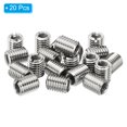 thumbnail image 3 of Unique Bargains Adaptateurs Filetage Manchon Réducteur Écrou 20pcs M12x1.75 Mâle à M8x1.25 Femelle Réparation Insert Écrou 15mm, 3 of 7