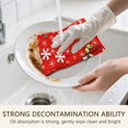 thumbnail image 5 of 2 Pcs Funny Kitchen Towels,Red Christmas Snowman Pattern Microfiber Dish Towels,Kitchen Tea Towels,Kitchen Towel Set (18" X 26"), 5 of 7
