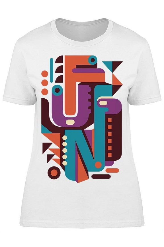 Retro Typography Tee Women's -Image by Shutterstock