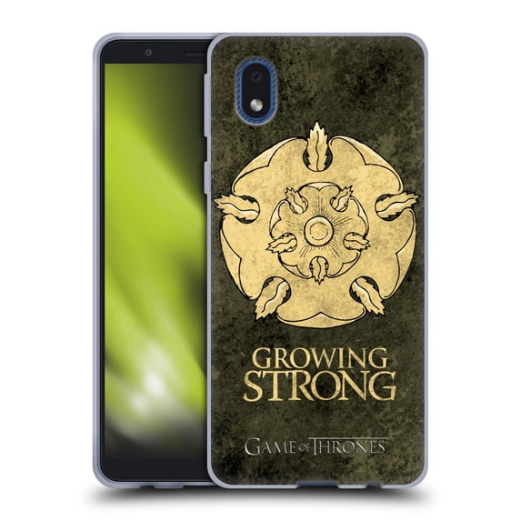 Head Case Designs Officially Licensed HBO Game of Thrones Dark Distressed Look Sigils Tyrell Soft Gel Case Compatible with Samsung Galaxy A01 Core (2020)
