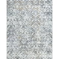 thumbnail image 3 of Bliss Rugs Transitional Damask Area Rug, Indoor Rugs for Living Room, Dining Room, Bedroom | Gray, 5' x 8' (5'3''x7'3''), 3 of 8