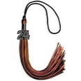 thumbnail image 5 of Endea Graduation Black/Orange Mixed Color Graduation Tassel with Black Date Drop, 5 of 8