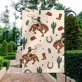 thumbnail image 6 of diyeu Vintage Cowboy Cactus Garden Flag 12 X 18 in Boho Garden Flags Double Sided Yard Flag for Home Party Porch Yard Outdoor Holiday Decor, 6 of 6