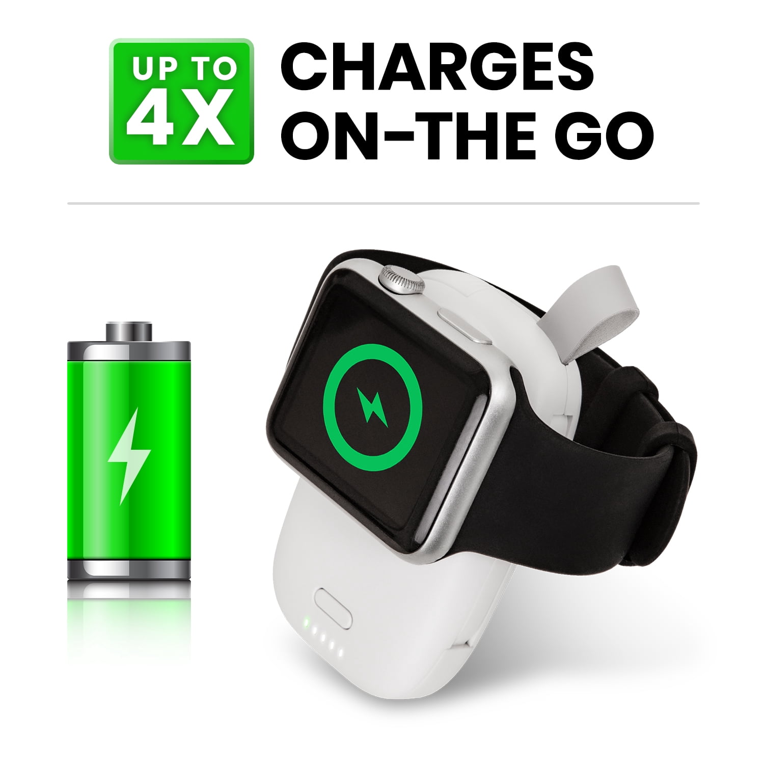 Helix Portable Watch Charger With Built-In Power Bank, Apple Watch Charger, Smart Watch Charger