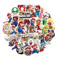 thumbnail image 1 of 50 Autocollants - Super Mario - Dessin Animé, 1 of 3