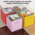 thumbnail image 2 of Juego de 10 Cubos de Almacenamiento,Cubos de Tela Plegables para Estantes de Armarios,Cubos de Almacenaje de Organización Duradera, 10.5'' x 11'' x 10.5'',Aplicable a múltiples escenarios,Multicolor, 2 of 4