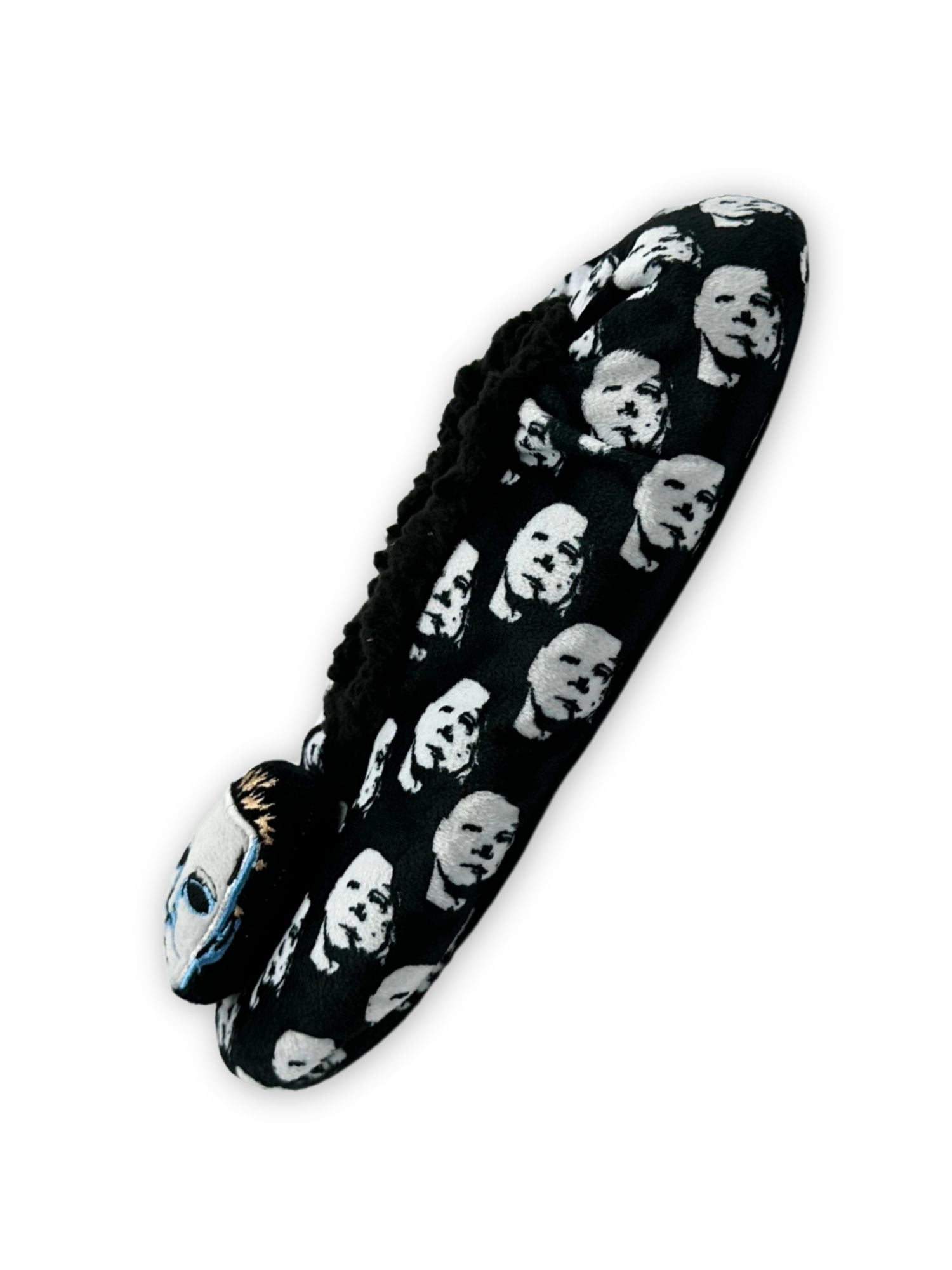 Halloween II Women's Halloween Fuzzy Babba 3D Slipper Socks, 1-Pack, Size 7-9.5