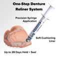 thumbnail image 4 of (2 pack) Dentemp Sof-Grip One-Step Denture Reliner 3g – Long Lasting Denture Repair for Loose Fitting Dentures, 4 of 6