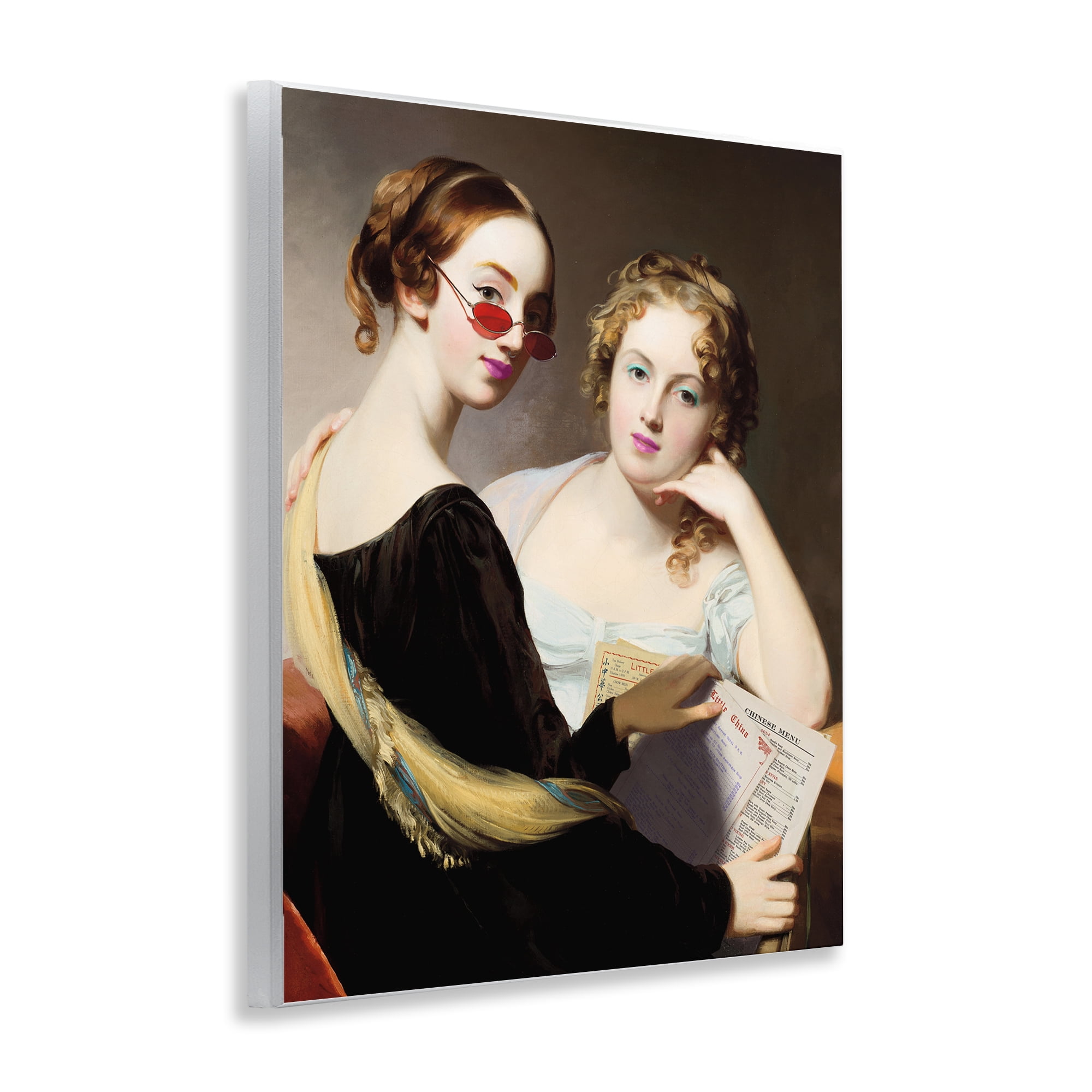 Stupell Industries Vintage Ladies Ordering Takeout Wall Plaque Art, design by Wild Apple Portfolio