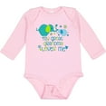 thumbnail image 3 of Inktastic My Great Grandma Loves Me Cute Elephants Boys or Girls Long Sleeve Baby Bodysuit, 3 of 5