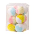 thumbnail image 2 of 12pcs Cat Toy Ball Cute Colorful Yarn Puff Balls Fun Kitten Fuzzy Balls Small Cat Pompom Balls Toys for Indoor Cats Interactive Soft Quiet Cat Toy Balls, 2 of 6