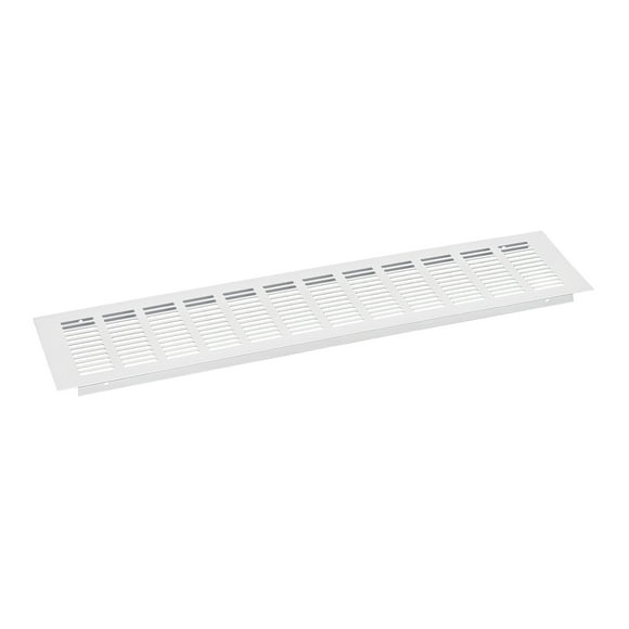 Unique Bargains Air Vents Cover, 1Pcs 500 x 100mm Aluminum Alloy Mesh Air Return Vent Cover, Louvered Ventilation Grille (Silver)