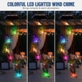 thumbnail image 3 of Yescom Solar Wind Chime Hummingbird LED Lights Waterproof Outdoor Yard Garden Decor Christmas Xmas Gifts Changing Color Windchime Yescom Modern, 3 of 10