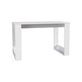 thumbnail image 2 of Modern White 120 Work Desk - Compact Design, For Laptop, Rectangular Freestanding With Effortless Fold And Lock Option Writing Table Modern, Compact, Strong Laptop Use, Simple Mechanism, 2 of 4