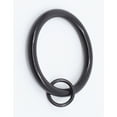 thumbnail image 5 of Meriville  1.5-Inch Inner Diameter Metal Curtain Rings with Eyelets Oil-Rubbed Bronze - Set of 28, 5 of 5