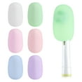 thumbnail image 6 of ACDANC 2026 New 6 Pack Silicone Toothbrush Holder Covers for Travel Storage-Dust Protection Shower Cap Style Design Fits Electric Manual Toothbrushes Hygienic Set, 6 of 7