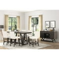 thumbnail image 2 of New Classic Furniture High Line Wood Counter Chair in White (Set of 2), 2 of 8