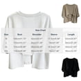 thumbnail image 3 of Karymi Tops for Women Trendy Solid Crew Neck Short Sleeve T-Shirt, Back Cutout Split Design Loose Cropped Casual Tee, Basic Top Womens Blouses, 3 of 5