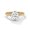 Yellow, variant on One carat 2.00 Carat - Round Cut - Moissanite Ring - Solitaire Engagement Ring in 18K White Gold Plating over Silver Size 9