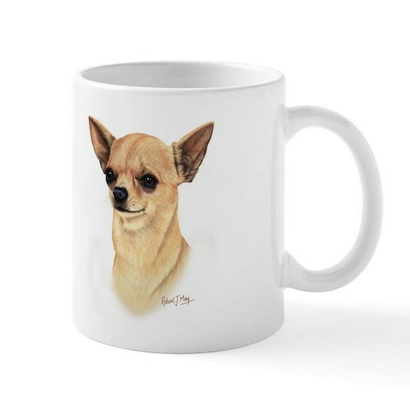 CafePress - Chihuahua Mug - 11 oz Ceramic Mug - Novelty Coffee Tea Cup