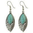 thumbnail image 1 of Pendientes simple turquesa con personalidad, pendientes gota, joyería para mujeres y niñas, 1 of 5