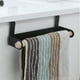 thumbnail image 4 of Organizador de baño Bearachild de Acero inoxidable negro estilo moderno, 4 of 6