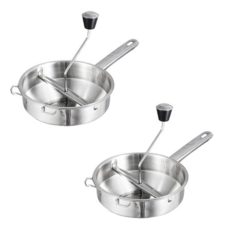 

2X Stainless Steel Rotary Food Mill Great for Making Puree or Soups of Vegetables Tomatoes Creative Home Kitchen Tools