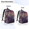 thumbnail image 2 of Disketp Fireworks2 Mochila de Lona Estampada, Mochila Escolar de Viaje Ligera para Estudiantes y Portátil-Small, 2 of 5