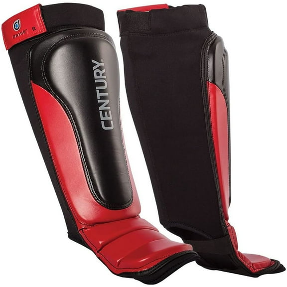 Century Drive Shin Instep Guards - Mixed Martial Arts - S/M - Red/Black