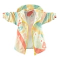 thumbnail image 1 of Lightweight Raincoat Jacket for Girls Featuring Colorful Rainbow Print Design for Autumn Wear, 1 of 9