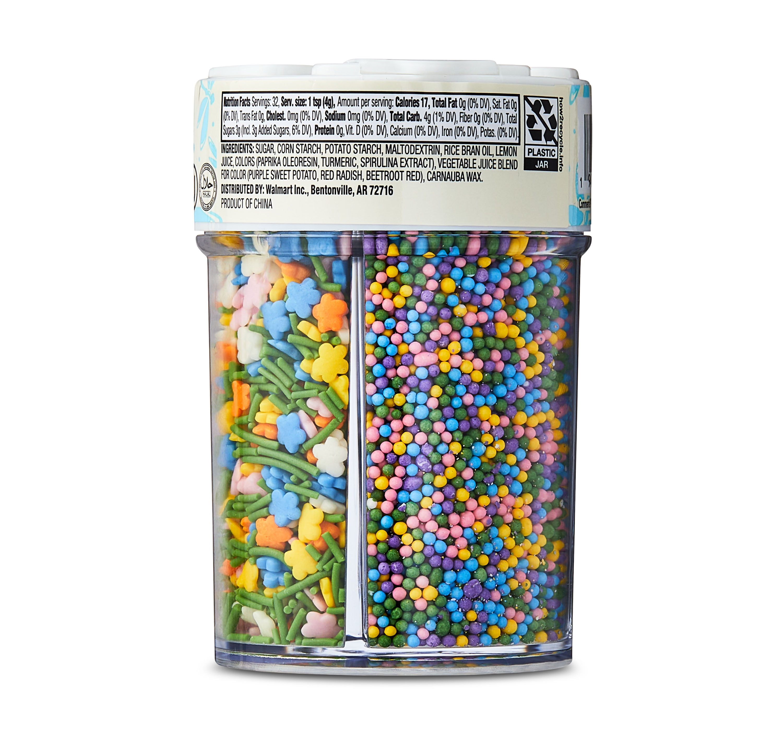bettergoods 4-Cell Multicolor Spring Sprinkles, 4.52 oz