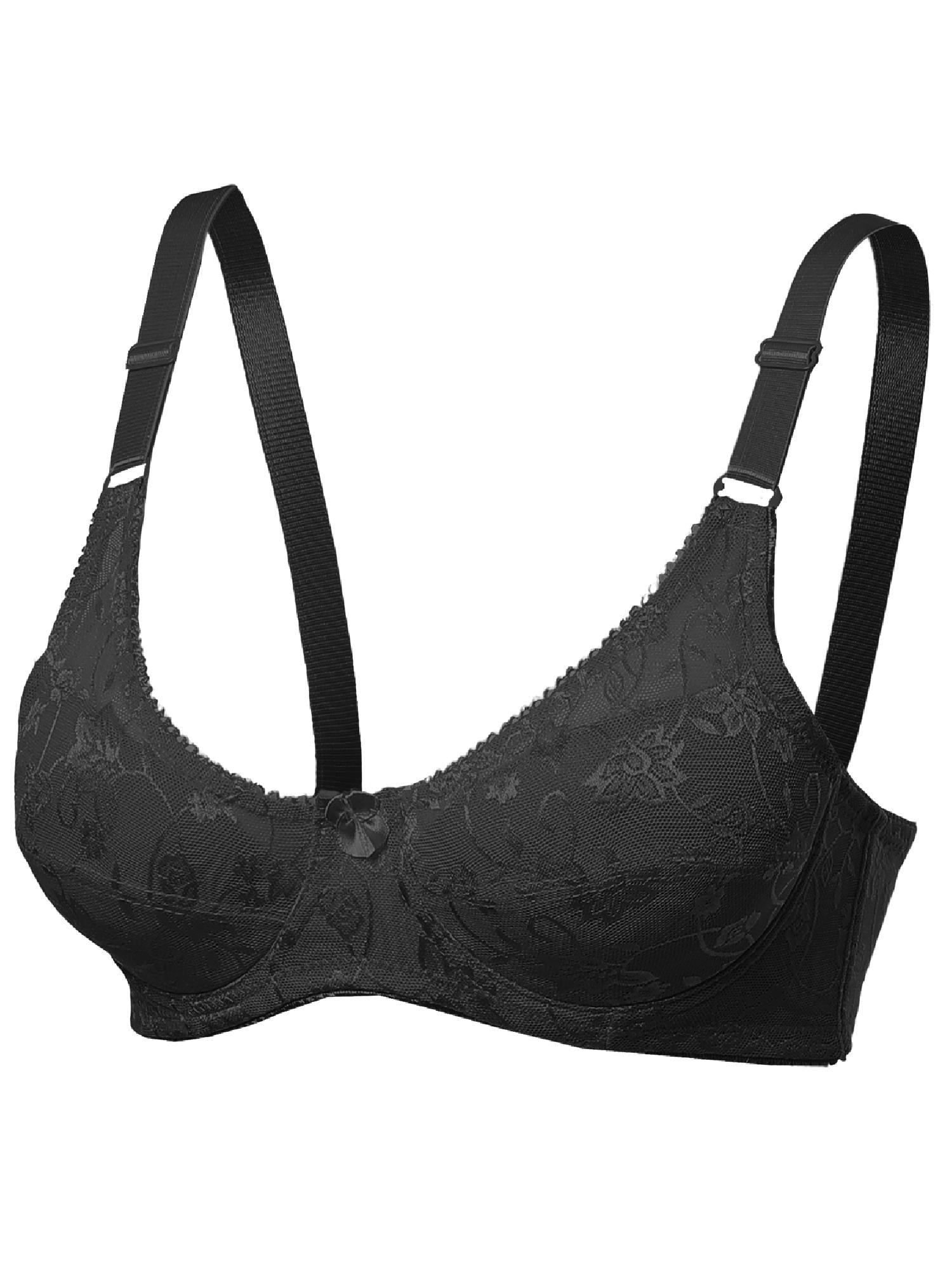 FashionOutfit Women's Underwire Non-padded Soft Lace Nursing Bras ...