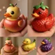 thumbnail image 2 of Figura Decorativa de Pato Frutal de Resina, Adorno Kawaii para Jardín y Escritorio, Interior/Exterior, 2 of 2