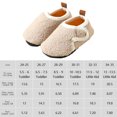thumbnail image 4 of Pantuflas planas y cálidas fdgzhd (Beige talla 32-33 longitud interior 19 cm), 4 of 9