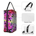 thumbnail image 3 of Goofa Colorful Tie Dye Stained Glass 3 Printed Toiletry Bag with Handle,Large Capacity Travel Makeup Cosmetic Bag for Women, Carry on Airport Airline Compliant Bag, 3 of 9