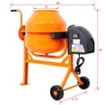 thumbnail image 4 of Imerelez 3 Cu Concrete Mixer - Cement Mixer, 3 Cu. Ft Electric Concrete Mixer Machine, 110V AC Motor Portable Power Cement Mixers for Mortar, Stucco, and Fodder, 4 of 8