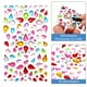 thumbnail image 3 of Uxcell 535 Pcs Pegatinas de Gemas para Manualidades, 5 Hojas de Pegatinas de Gemas Autoadhesivas, Strass de Gotas Multicolor, 3 of 5