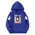 thumbnail image 5 of NEBWOAK Boys Girls Halloween Ghost Hoodie, Blue Spooky Era Graphic Pullover Sweatshirt for Fall Casual Wear,Size 2-3T, 5 of 5
