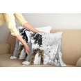 thumbnail image 2 of Ambesonne Modern Throw Pillow Cover 2 Pack, Fashion Model Paris Girl, 16", Grey White, 2 of 7