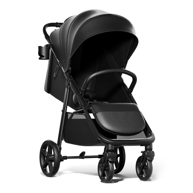 Cochecito de bebé Mompush Nova con asiento espacioso y modo reclinable