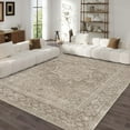 thumbnail image 6 of Dowellia Area Rugs for Living Room 8'x 10' Machine Washable Vintage Print Large Throw Non Slip Bedroom Rugs, Brown, 6 of 6