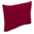 thumbnail image 4 of Jordan Manufacturing 12" x 19" Barn Red Solid Rectangular Outdoor Lumbar Throw Pillow (2 Pack), 4 of 9