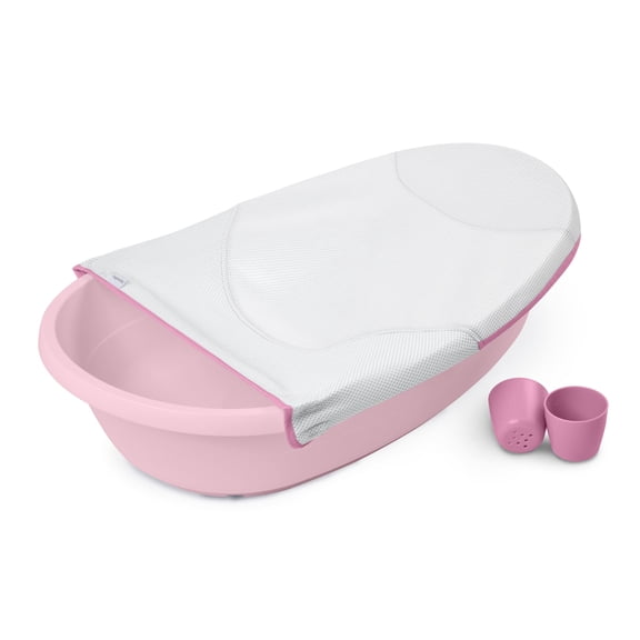 Ingenuity Room to Soak 4-in-1 Baby Tub, 4 Stages of Use, Supportive Sling, OM 