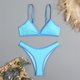 thumbnail image 3 of Moda mujer Sexy sólido vendaje traje de baño Bikini Split traje de baño OAVQHLG576B Store  llm121212, 3 of 7